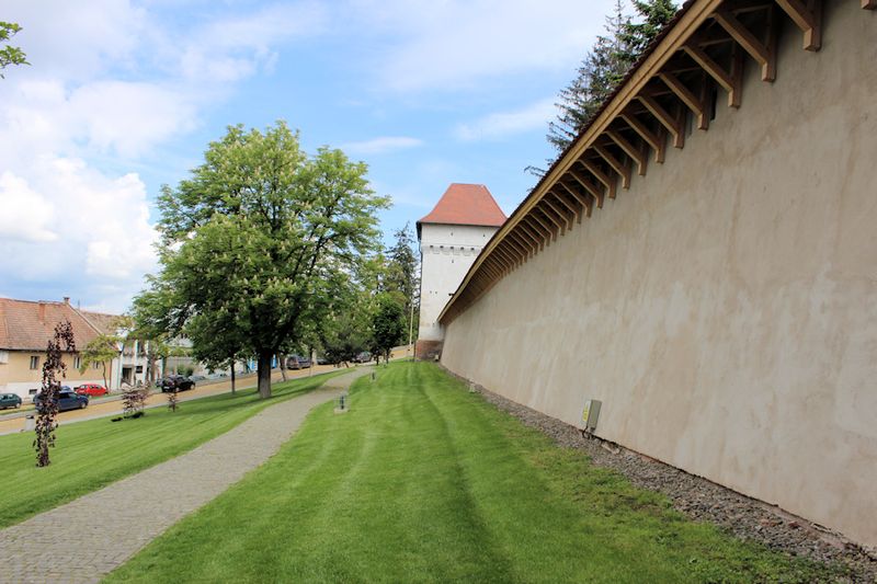 Außenmauer der Festung von Targu Mures Außenmauer der Festung von Targu Mures