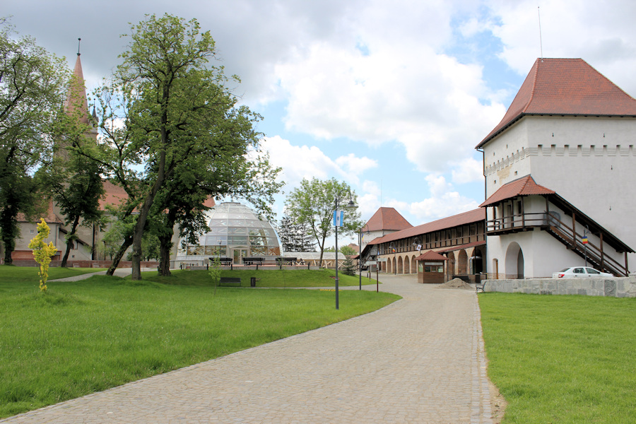 Die Wachtürme innerhalb der Festung von Targu Mures 