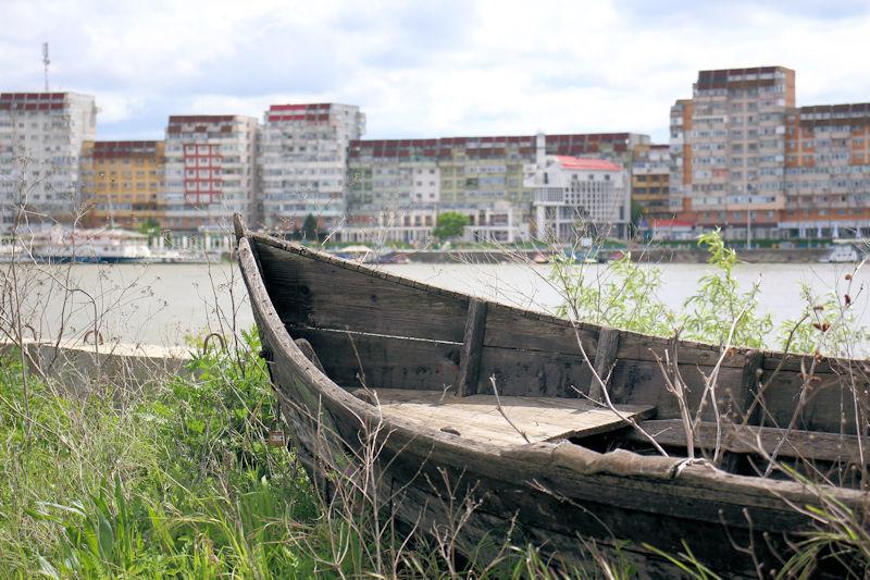 Bilder aus Tulcea und Tudor Vladimirescu - Foto: Blick von Tudor Vladimirescu auf Tulcea 