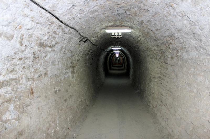 Langer Gang in die Saline in Turda (Thorenburg)