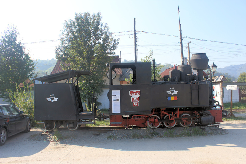 Foto: Bahnhof der Wassertalbahn (Mocănița) in Viseu de Sus