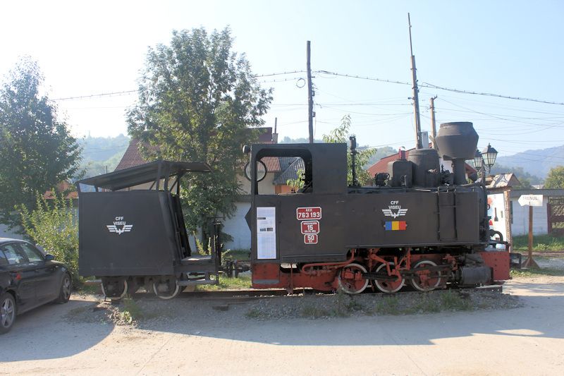 Alte Lok der Wassertalbahn (Mocănița) in Viseu de Sus Alte Lok der Wassertalbahn (Mocănița) in Viseu de Sus