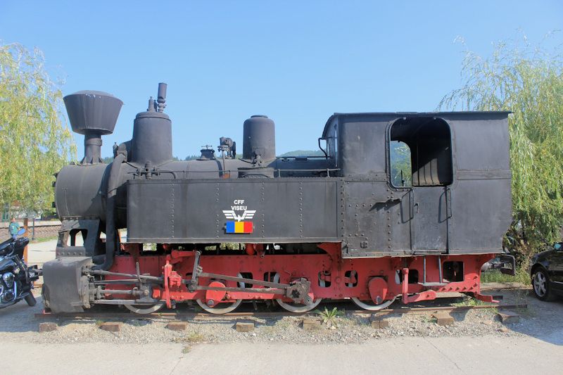 Alte Lok der Wassertalbahn (Mocănița) in Viseu de Sus Alte Lok der Wassertalbahn (Mocănița) in Viseu de Sus