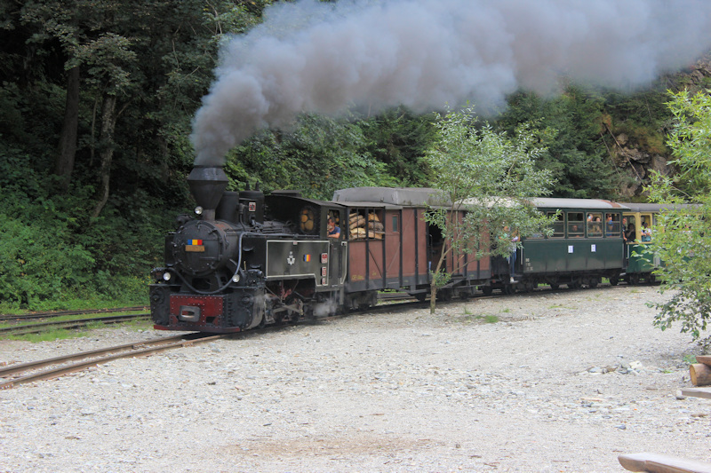 Fahrt mit der Wassertalbahn (Mocănița)