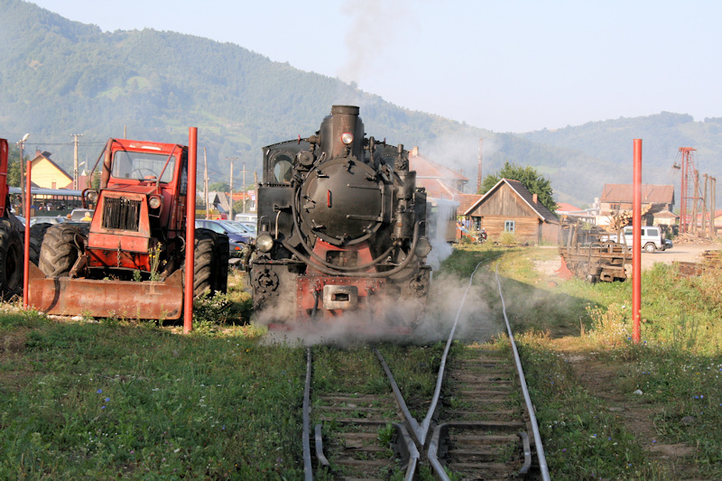 Die Wassertalbahn (Mocănița) in Viseu de Sus