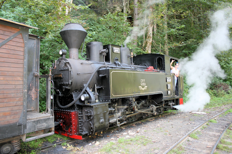 Die Wassertalbahn (Mocănița) im Maramures