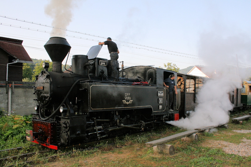 Die Wassertalbahn (Mocănița) in Viseu de Sus