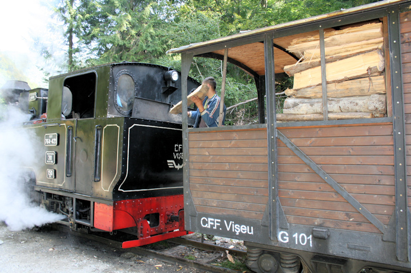 Die Wassertalbahn (Mocănița) im Maramures